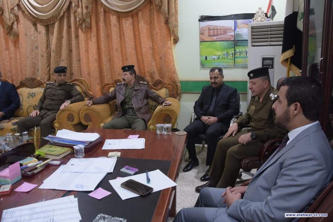 الادارة المحلية في البطحاء تبحث الجانب الامني وفك الاختناقات المرورية